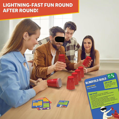 200+ One Minute Party Games - Pieces, Fast-Paced & Hilarious Group Games for Kids, Teens & Adults, Fun for Game Nights
