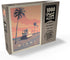 MyPuzzle Miami, FL: Vintage Poster, Lifeguard Tower - Premium 1000 Piece Jigsaw Puzzle for Adults