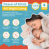 1, 2, 3 96 (3 Packs) Diaper Booster Pads Overnight, Stop Overnight Leaks, Diaper Inserts with Adhesive for Sensitive