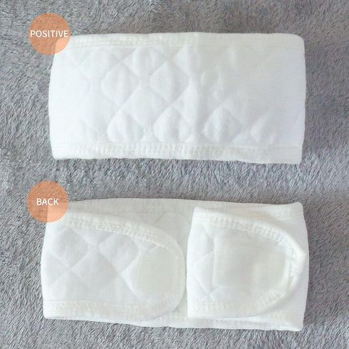 Set Adorable Newborn Gift - Baby Powder Puff & Belly Band