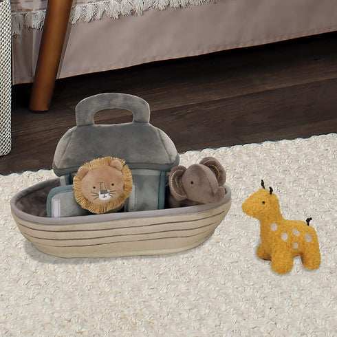 Set Interactive Plush Noah's Ark Toy with Stuffed Animals