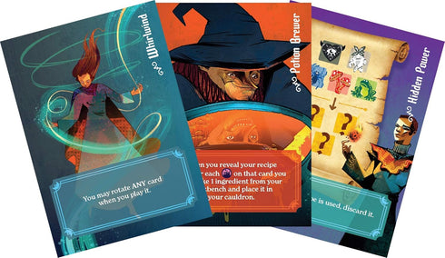 AEG Whirling Witchcraft Halloween Board Game | 2-5 Players | Ages 10+ | Generate Magical Ingredients & Use Recipes