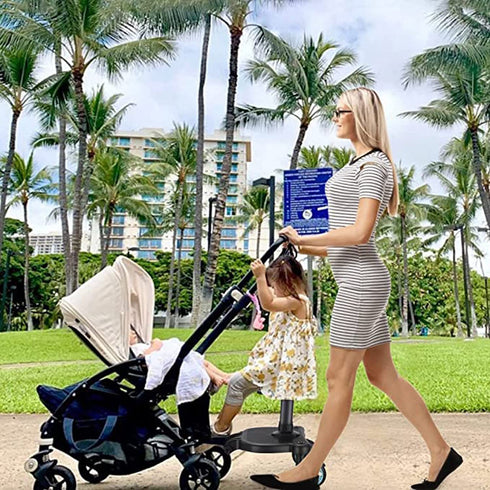Leefngsun 55lbs Universal Stroller Board Buggy Board with Detachable Seat, Stroller Glider Board Suitable for Most