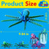 Maxdecoer 3D Articulated Printed Octopus Figure, Flexible Poseable Sea Creature, Desk Decor Fidget Toy, Collectible
