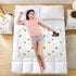 siphylline 52" 34" Cartoon Sky Rockets Cute Extra Large Resuable Changing Pad Covers Soft Absorbent Diaper Changing Pad