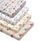 VitalCozy 4 Pcs Farm Animals Crib Sheet Set Newborn Bedding Nursery Baby