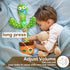120 Tummy Talking Cactus Toy with LED English Songs, Singing Cactus Dancing Musical Toy, Time Toys Baby Mimicking
