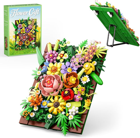 Pretty Spring Flower Sea Bouquet Building Set for Adults - Botanicals Building
