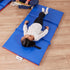 ECR4Kids 3-Section, 2in, Premium Folding Rest Mat, Sleeping Pad, Blue/Red