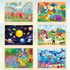 6 Pack 3 4 5 60 LACCHOUFEE Wooden Vehicle Puzzles for Kids Age Year Old, Pcs Montessori Toddler Animals Jigsaw Puzzles