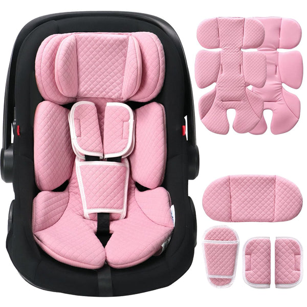 Infant Car Seat Insert Adjustable Head Support for Preemie Newborn Toddler, Reversible