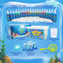 20 24 Set, Flavery Magic Water Elf Toy Kit, Fairy Water Gel Kit with Magic Gels and Shape Molds, Craft for Kids, Aqua