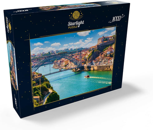 MyPuzzle Picturesque Colorful View of The Old Town of Porto, Portugal - 1000 Piece Premium Jigsaw Puzzle for Adults