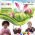 Atiger 18 PCS Easter Egg Fillers with Toys Inside, Easter Basket Stuffers for Toddlers Filled Pull Back Engineering