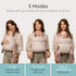 7-40 lbs, Infantino Honey Blossom Baby Carrier, Ergonomic Infant to Toddler Carrier, Hip Healthy M Position Support