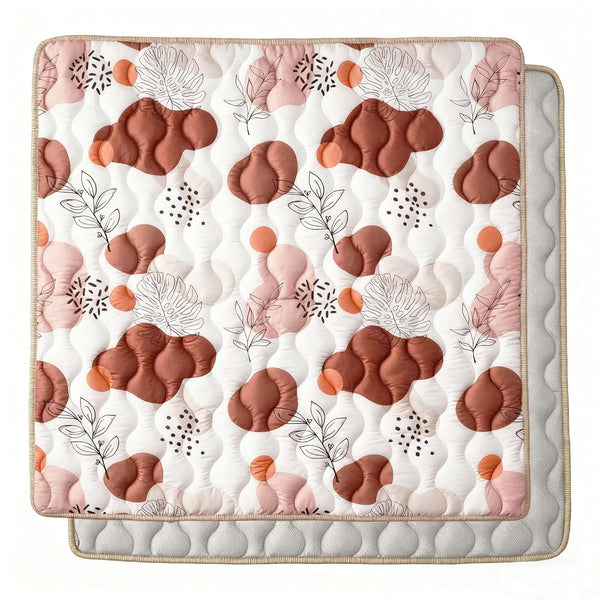 Bunnikins & Clover Baby Play Mats for Floor, 50"x50" Thicken Soft Play
