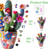 200 10'' 14'' Mys Aurora Mothers Day Puzzles for Adults Cactus Flower Wooden Puzzles, Pieces Unique Shaped Jigsaw
