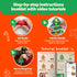 Move2Play, Set 3, 4, 5, 6, 7, 8-12 Crafty Moms, Christmas Craft Kit | Air Dry Clay Kit | Clay Ornament DIY | Christmas