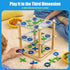 Trozihn 3D Ultimate Wooden Tic Tac Toe Board Game Classic XO Strategy Game for Kids & Adults, Fun Family Table Games
