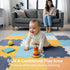 '-16 (12" 12") Enovoe Baby Play Mat for Floor - Non-Toxic, Interlocking EVA Foam Mats Pcs - Cushioned Foam Puzzle Floor