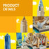 3D Puzzles for Kids Ages 8-10, New York Cityline Architecture Crafts for Girls Ages 8-12, Building Model Gifts