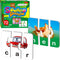 72 Word Spelling Puzzles - 3 Pieces with Error-Correction Mechanism, Perfect for Preschool Learning (36 Block Double