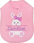 My1st Easter Bunny Bib for Baby GIRL Personalized with Baby Custom Name