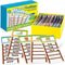 Edulok 30 Word Ladder Flip Books,Phonics Flash Cards,Word Ladders Word Family Build Book,Sight