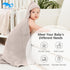2 Pack 100% 32x32Inch SWEET DOLPHIN Muslin Hooded Baby Bath Towels - Cotton Towel for Babies, Infants, Toddlers