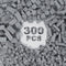 300 Pcs Classic Building Bricks, Light Gray Bulk Bricks, Creative Building Block Toys Compatible with Major Brands for