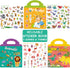 ZAKVOOR 3 Sets Reusable Sticker Books for Kids Toddlers, Educational Stickers Toy (Animals + Dinosaurs + My Body)