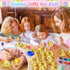 100Pcs, SevenQ Easter Eggs Empty Fillable Plastic Golden Eggs for Easter Basket Stuffers Fidget Toy Easter Gifts