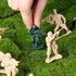 Shindel 100PCS Army Men Toy Soldiers, Plastic Playset with Green Yellow Soldier Figures for Boys