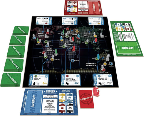 Calliope Games SpyMaster - Strategy Spy Board Game for Kids & Adults - Perfect for Family Game Night, 2-6 Players