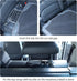 Viaviat 2 Car Seat Protector Leather Waterproof Child Safety Seat Protector Cover with Thick Pad and Large Pockets