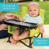 Summer 6 3 by Bright Starts Pop 'N Sit Portable Booster Chair, Floor Seat, Indoor/Outdoor Use, Compact Fold, Green, Mos