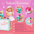 Glitter Girls Ice Cream Set - Accessories for 14-inch Dolls - Soft-Serve Machine, Cones, Syrup & Menu Stand