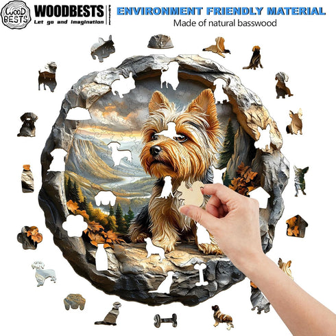 (300 13.4"x13.4") WOODBESTS Wooden Puzzles for Adults Piece, L, Yorkshire Wood Puzzles Adult, Wooden Jigsaw Puzzles