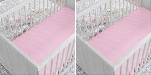 Amazon Basics 100% Cotton Jersey Knit Fitted Crib Sheet for Boys and