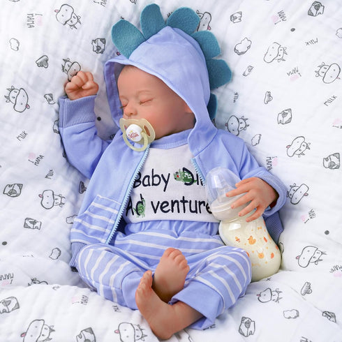 ADFO Reborn Baby Dolls Girl Realistic, 20 inch Lifelike Realistic Girl Newborn