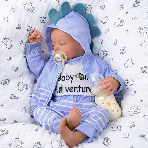 ADFO Reborn Baby Dolls Girl Realistic, 20 inch Lifelike Realistic Girl Newborn
