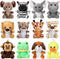 Skylety 12pcs Mini Safari Stuff Animal 3.9 Inch Cute Jungle Stuffed Animal