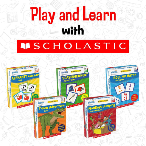 Briarpatch Scholastic Roll and Match Dice and Card Game for 2+ Players Ages 6 and Up
