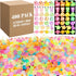 Barydat 400 Pcs Mini Resin Animals Figures Bulk for Crafts, Pranks, and Garden Decoration - Luminous Mini Toys