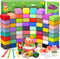 Air Dry Clay for Kids,Modeling Clay Kit 68 Colors with Sculpting Tools,Model