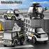 3 4 5 6 Set 3 1 3-9, JUKUDAHU Police Truck Toy for Years Old Boys - Carrier Vehicle Toy with Small Cars and Helicopter