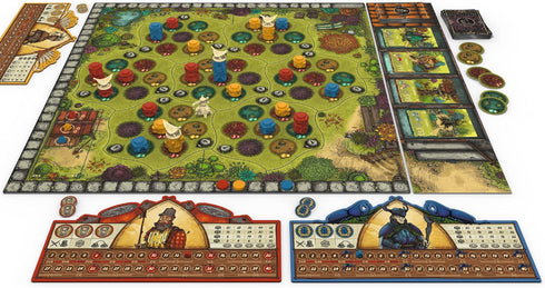 Bombyx Garden Nation - War and Building Board Game, Ages 10+, 2-4 Players, 60 Minutes