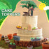 54 Set Playset Set, Pcs Play Farm Feed Food Accessories Toy Mini Educational Feed Includes Plastic Hay Bale Straw Heap