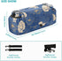 miaozhen Floral2 Navy Blue Gold Peony stroller accessories organizer baby caddy large zip pocket organizador para