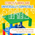 Strictly Briks Compatible with Lego Classic Stackable Baseplates, 4 Base Plates & 30 Stackers, Red, Green, Blue &